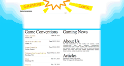 Desktop Screenshot of gamingcons.com