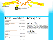 Tablet Screenshot of gamingcons.com